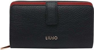 Liu Jo Black Logo Wallet