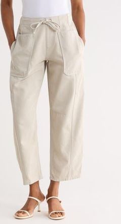 Scotch & Soda The Arc Barrel Leg Pull-On Pants in Mineral Grey at Nordstrom Rack, Size X-Small