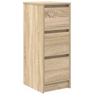 vidaXL Sideboard Sonoma Oak 29.5x34x76 cm Engineered Wood Vidaxl