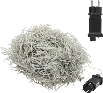 ECD Germany Guirnalda de luces led 22m en racimo blanco cálido interior/exterior