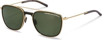 Porsche Design P8690 B Mens Sunglasses Gold Size 57