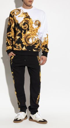 Versace Jeans Couture Sweatshirt With barocco Print, Mens, Multicolour