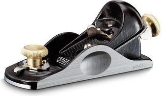 Stanley Pialla in metallo 9 1/2 - Finitura laccata nera - Lama 40 x 160 mm - Posizione 21&deg; 1-12-020