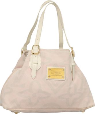Louis Vuitton Tahitienne Cabas Canvas Pink Canvas Bag (Pre-Owned)