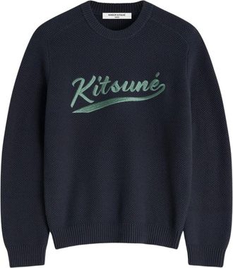 Maison Kitsun&eacute; Uomo, Maglie, Blu, L, new