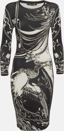 Roberto Cavalli Multicolor Knit Bodycon Dress