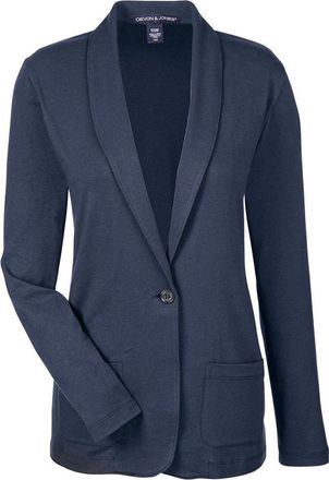 Devon & Jones Womens Perfect Fit Shawl Collar Cardigan