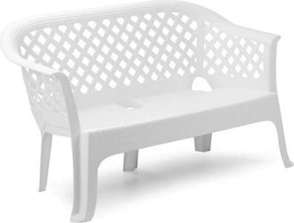 Progarden Banco Lariana Blanco 134x72x76 Cm