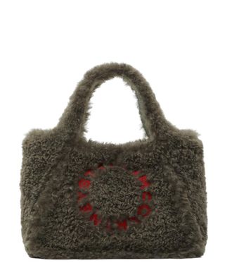 Stella McCartney Dark Grey Logo Medium Tote