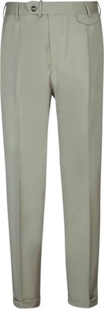 Dell'Oglio Suit Broeken - Heren - Nette broeken - Beige - L - Broeken