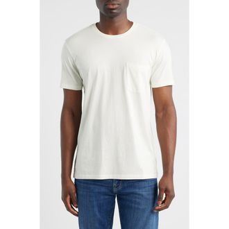 Rag & Bone Classic Fit Garment Dye Pocket T-Shirt in Chalk at Nordstrom, Size Xx-Large