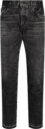 Dolce & Gabbana Hombre, Vaqueros, Negro, Talla: 2XL