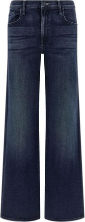 Mother Cropped Wide-Leg Jeans With Classic Five-Pocket Design