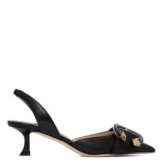 Jimmy Choo London Moni 50 Nappa Slingback Pumps, Brand Size 36.5 ( US Size 6.5 )