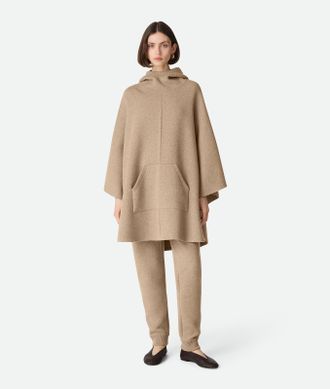 Bottega Veneta Mantella Con Cappuccio In Cashmere - Bottega Veneta