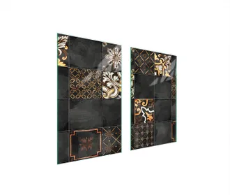 OEM Lastre Protettive In Vetro Per Stufa 75x52 Mosaico