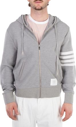Thom Browne 4Bar Cotton Zip Hoodie, Brand Size 1 (Small)
