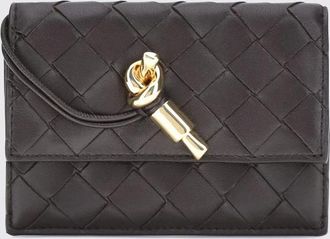 Bottega Veneta Portacarte in nappa di vitello intrecciata Bottega Veneta