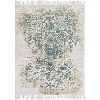 Beliani Beliani - Tappeto orientale vintage soggiorno beige verde 160 x 230 cm Boyali