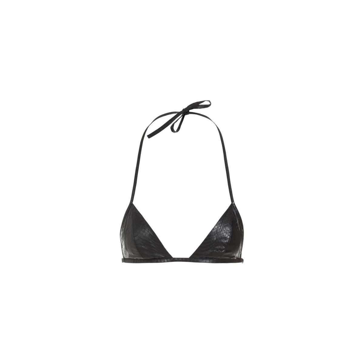 【関税＆送料込み】Rick Owens Top Bikini Rick Owens Black Twist Bikini Top Rick Owens