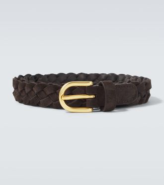 Lardini Braided suede belt