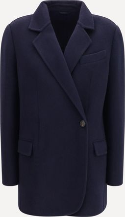 Brunello Cucinelli Giacca monopetto in lana e cashmere Woman 44