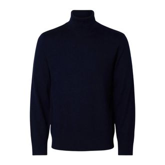 Selected Gebreide kleding - Heren - Truien - Blauw - Maat: M