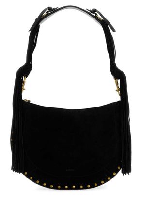 Isabel Marant Black Oskan Medium Shoulder Bag