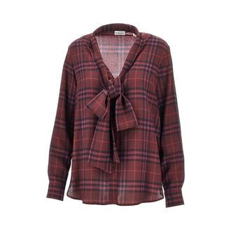 Burberry Check silk shirt Woman 10