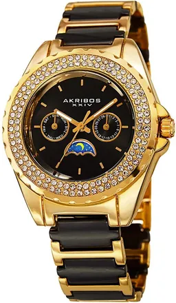 Akribos XXIV Akribos Xxiv Womens Alloy & Ceramic Watch