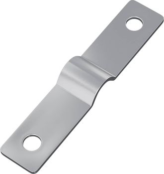 vidaXL Placa De Impacto 12 Uds. Plateado 50 X 10 X 1,2 Mm Hierro Vidaxl