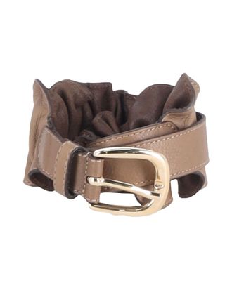 Sandro Sandro Gerimpelde Riem in Bruin Leer