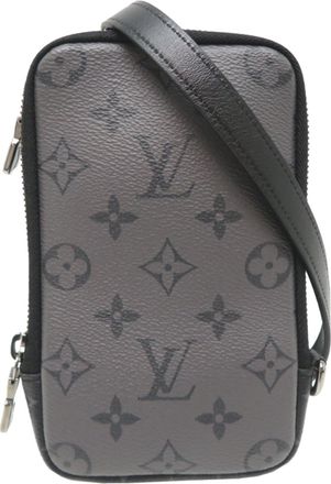 Louis Vuitton Black Gray Monogram Eclipse Shoulder Bag (Pre-Owned)