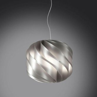 Linea Zero 3 Colgante Luici Plata En Metal Cromado Cm. 72x70h