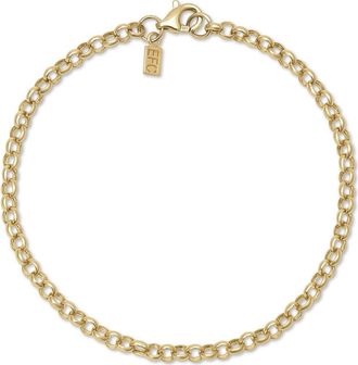 EF Collection 14k Gold Rolo Chain Bracelet in 14K Yellow Gold at Nordstrom