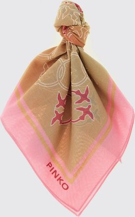 Pinko Foulard Valzer in cotone con Love Birds stampato
