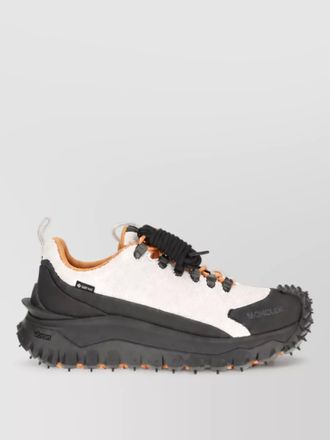 Moncler leather low-top sneakers