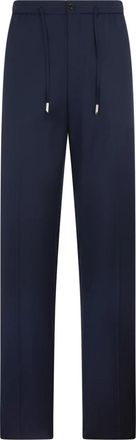Billionaire Boys Club Wool Drawstring Broeken - Heren - Straight fit broeken - Blauw - 3XL - Katoen - Broeken