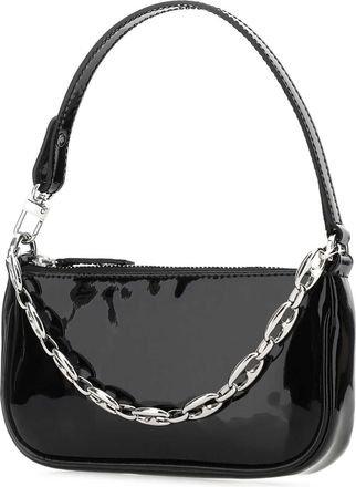 by FAR Womens Rachel Shoulder Bag Black Bovine Leather
