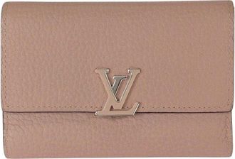 Louis Vuitton Pink Others Capucines Compact Wallet (Authentic Pre-Loved)