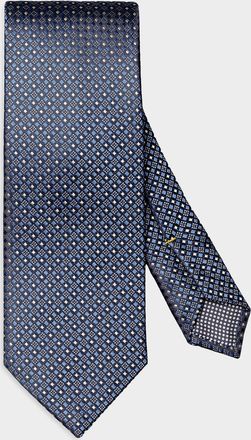 Eton Men & apos;s Basketweave Jacquard Silk Tie