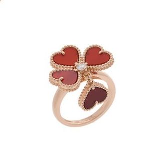 Van Cleef & Arpels Pink Gold (18K) Band Ring (Pre-Owned)