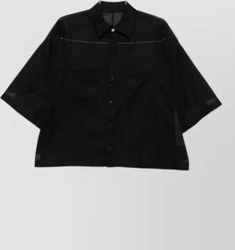 Rick Owens tommy shirt boxy fit chest pockets