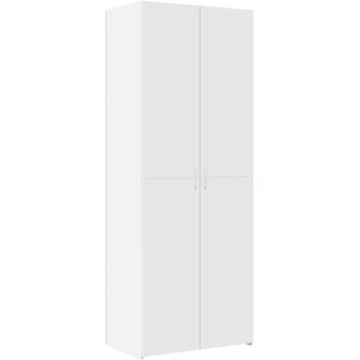 vidaXL Highboard White 70x42.5x185 cm Engineered Wood Vidaxl