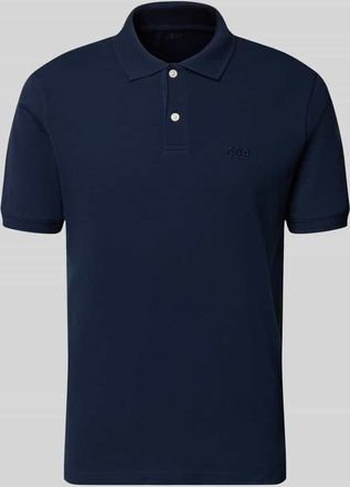 GAP Slim Fit Poloshirt mit Label-Stitching in Marine, Gr&ouml;&szlig;e XXL
