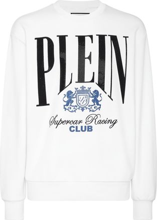 Philipp Plein Sweatshirt Round Neck Ls Racing Club