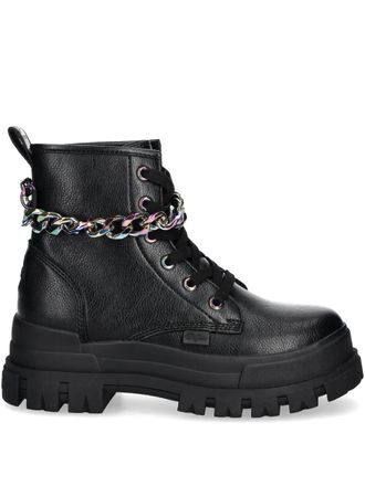 Buffalo Aspha Rld Chain 3.1 boots - women - Polyurethane/Polyurethane/Cotton/Synthetic Rubber - 39 - Black