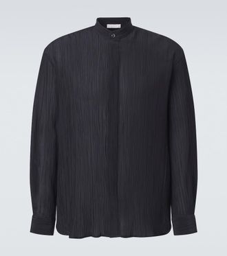 Umit Benan Bruce linen and cotton shirt