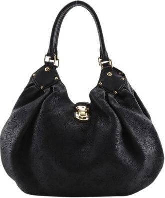 Louis Vuitton Pre-owned Mahina Tote Bag - Dames - Vintage Handtas - Zwart - ONE Size - Leer - Vintage