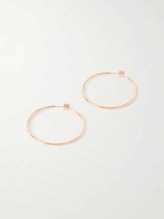 Jennifer Fisher Orecchini A Cerchio Con Finitura Oro Baby Thread